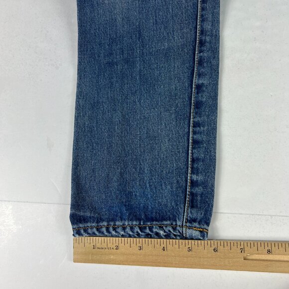 Levi's Jeans Men's 31X29* 512 Slim Tapered Blue Faded Dirtressed Denim Tag 31x32 - Picture 10 of 16